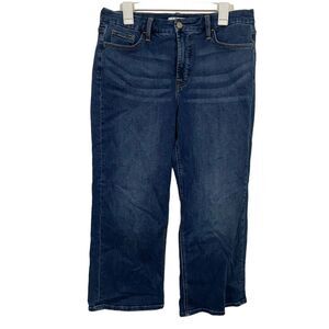 7 for All Mankind Jen7 Wide Leg Cropped Jeans